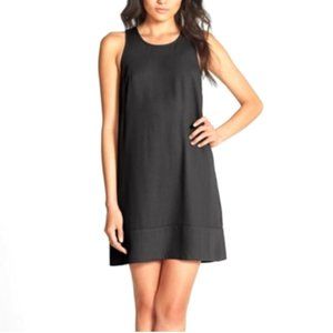 Leith Black Racerback Shift Dress Size